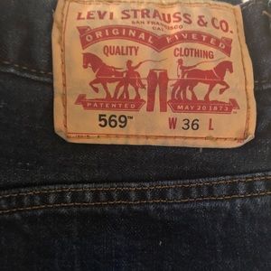 Dark Denim Levi Shorts